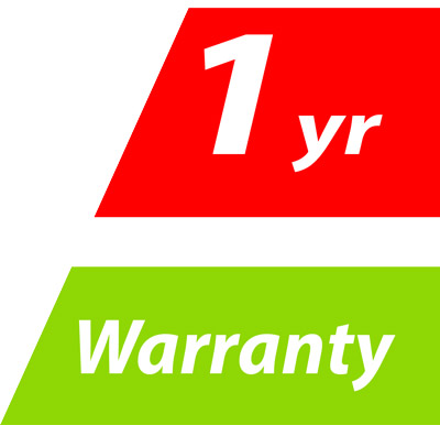 1 Year Warranty